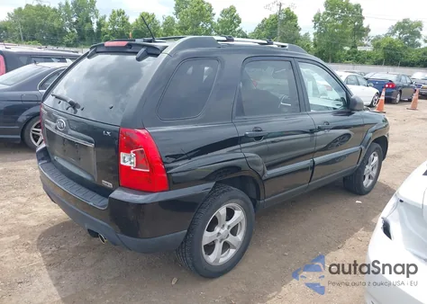 2009 Kia Sportage Lx V6 из США, поврежденный, VIN KNDJF723597626313